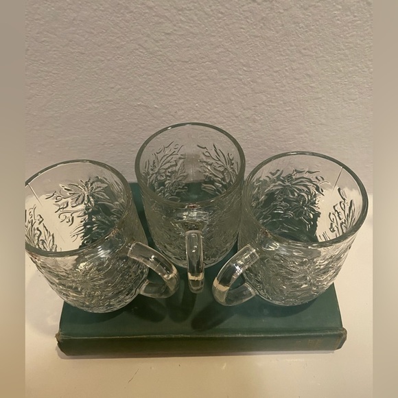 Vintage Princess House Fantasia Crystal Mugs- Set of 3 - Picture 6 of 8